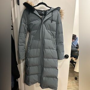 Aritzia Powder Parka evening dove in size XS